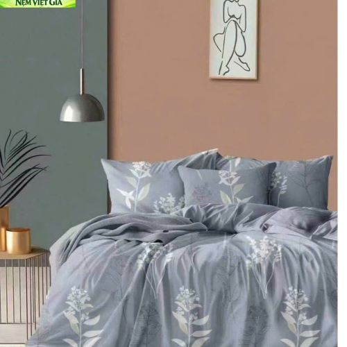 Set Drap & Mền Lụa Tencel 5 món cao cấp Việt Gia